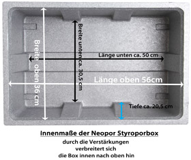 Styropor-Box groß